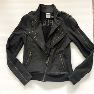 Vintage Harley Davidson Motorcycle Biker Jacket Size XS